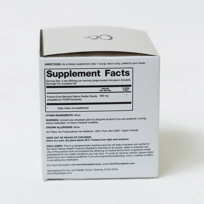 Daikon Radish Granules