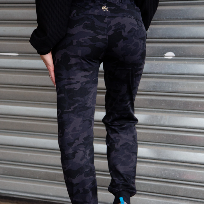 Loose Fit Joggers | Black Camo